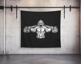 Weightlifting Motivational Quote Tapestry