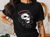 Skull Graphic Tee, Bold Skull Design Shirt, Edgy Skull Print T-Shirt, Cool Skull Art Tee, Stylish Skull Apparel, Unique Skull Top