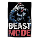 Beast Mode Gorilla Poster, Motivational Wall Art, Gym Decor, Inspirational Animal Print, Fitness Room Decoration, Wild Animal Artwork