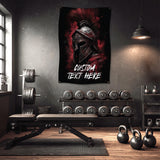 The image is a promotional graphic for a fabric product, specifically a 9 oz polyester fabric. It features a close-up view of the fabric, highlighting its properties such as dye sublimation, scratch resistance, wrinkles being free, and being washable.