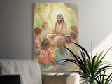 Jesus and Children Art, Christian Wall Decor, Religious Print, Watercolor Painting, Kids Room, Biblical Scene, Faith, all products ()
Jesus