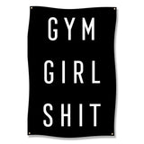 Gym Girl Shit Banner, Fitness Motivation Sign, Workout Wall Decor, Gym Enthusiast Gift, Inspirational Fitness Poster