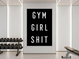 Gym Motivation Wall Art, Fitness Quote Print, Workout Room Decor, Home Gym Poster, Inspirational Gym Sign, Black and White Fitness Art