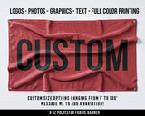 Custom Fabric Tapestry - Home Gym Decor - Large Polyester Quote Wall Art - Gym Personalization - Business Banner, Gift For Him