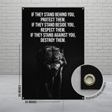 Wolf Poster Wall Art, Motivational Quote Print for Office Decor, Wolf Lover Gift, Animal Poster, Inspirational Wall Art