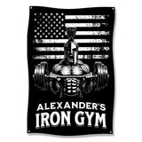 Custom Gym Banner, Spartan Warrior Poster, Home Gym Decor, Strength Training, Fitness Motivation, Wall Art for Gym Enthusiasts