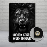 Lion Motivational Poster, Wall Art, Inspirational Decor, Office Decor, Home Decor, Gym Wall Art, Workout Motivation, Large Poster