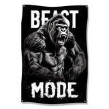 Beast Mode Gorilla Wall Art, Gym Decor Motivational Poster, Beast Mode Inspirational Print, Fitness Room Decor, Gym Wall Art