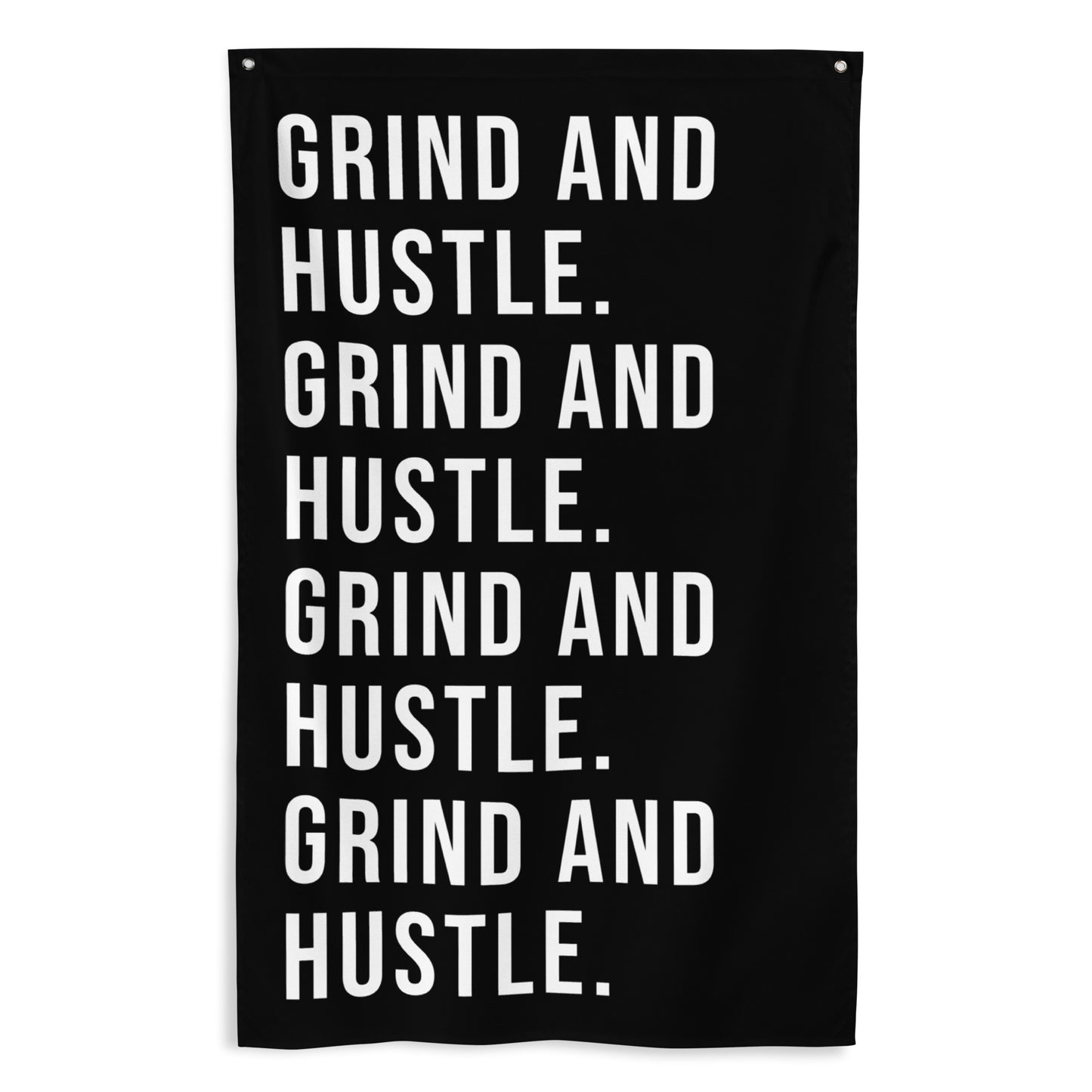 Grind And Hustle Gym Flag