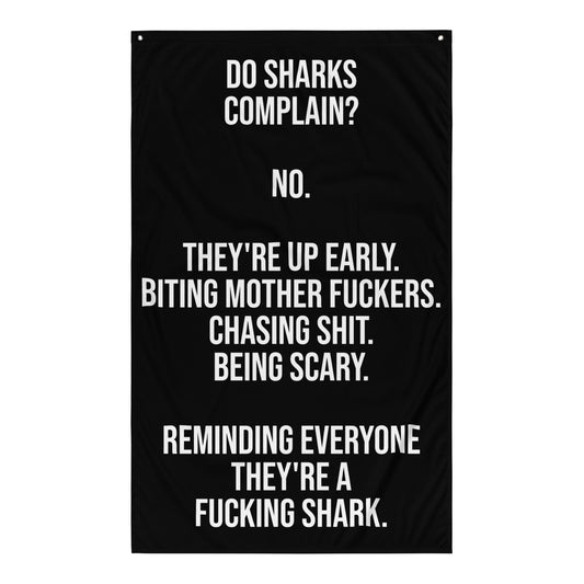 Do Sharks Complain Gym Flag