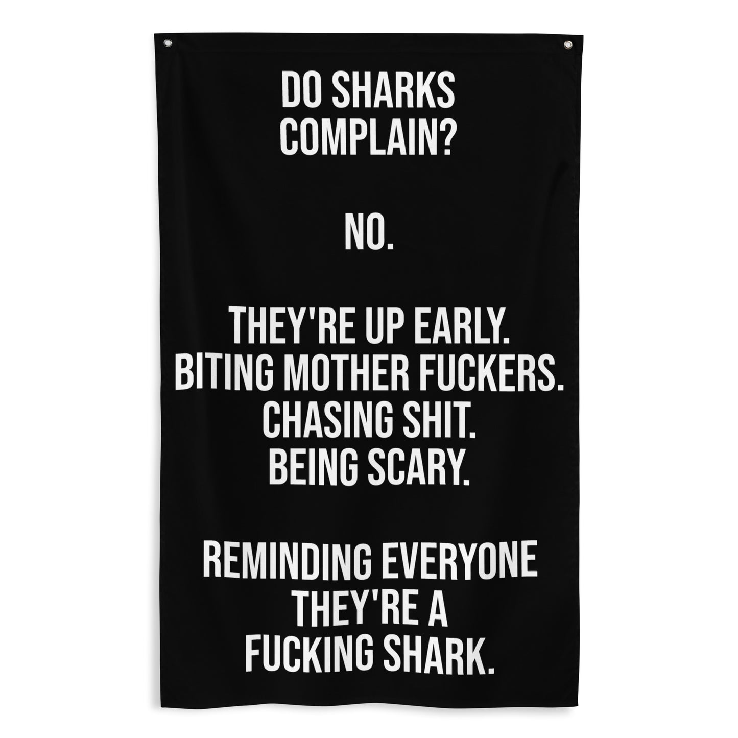 Do Sharks Complain Gym Flag