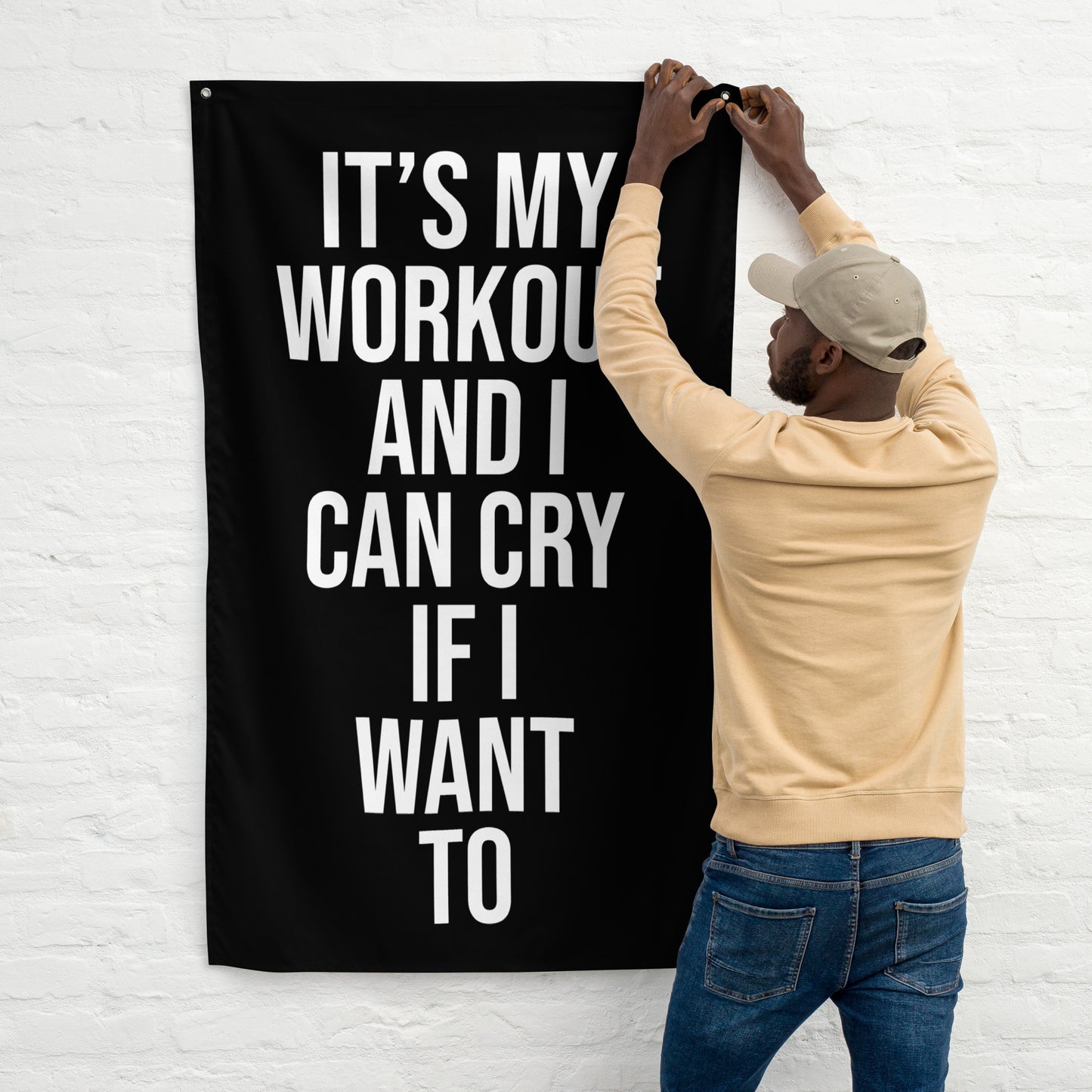 It's My Workout Gym Flag