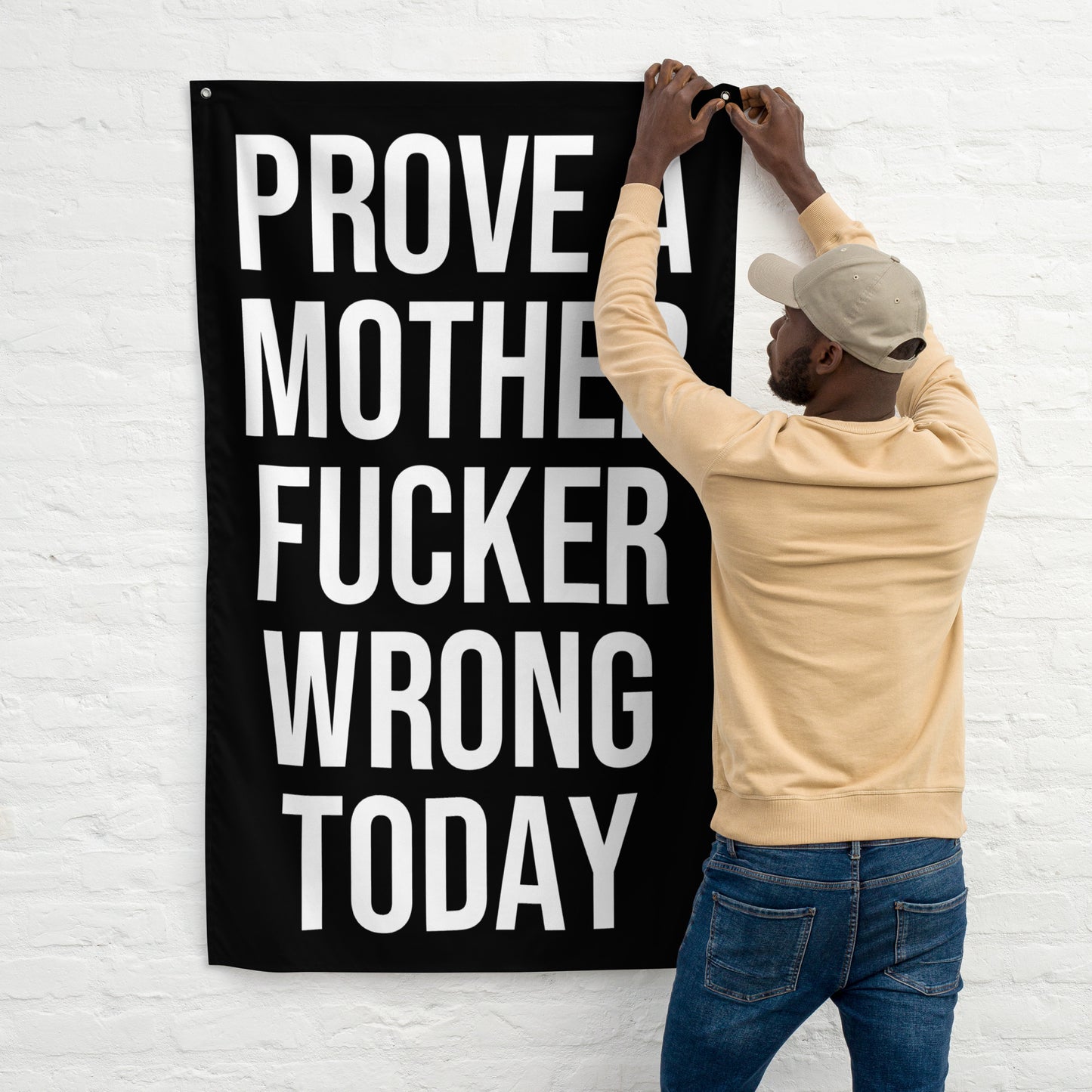 Prove A Mother Fucker Wrong Gym Flag