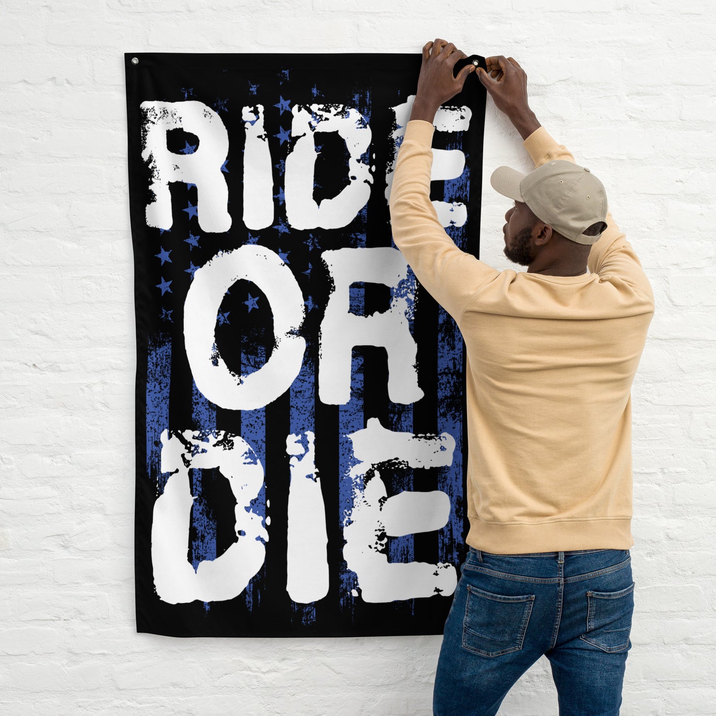 Ride Or Die Gym Flag