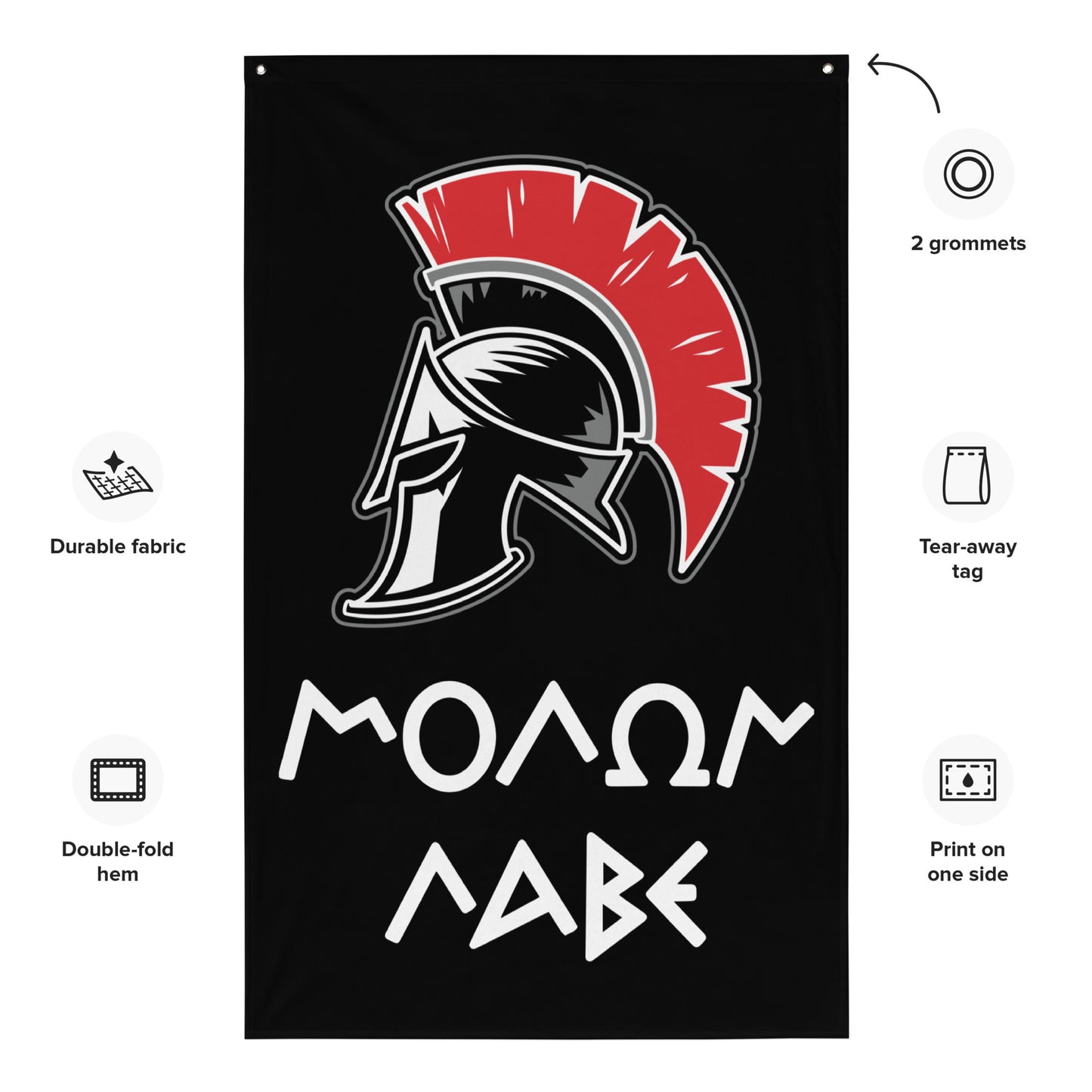 Molon Labe Gym Flag