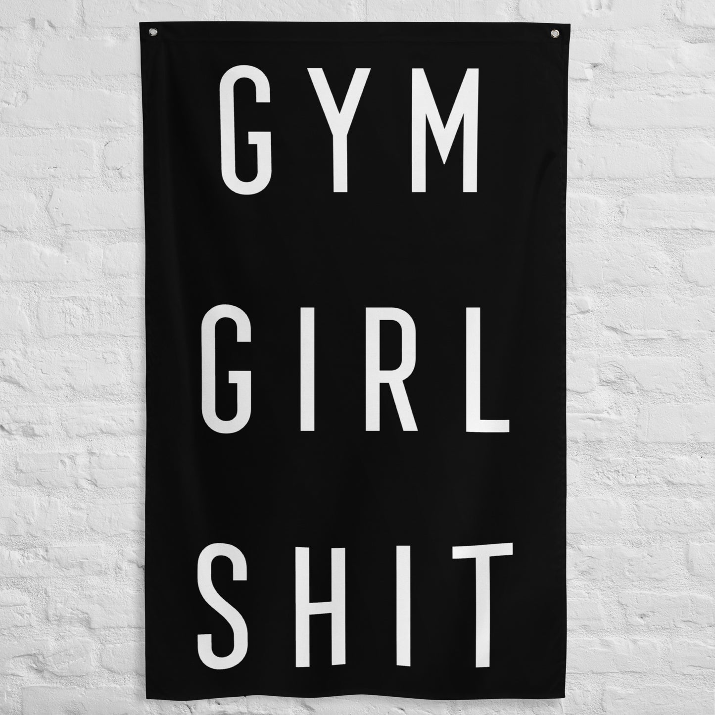 Gym Girl Shit Gym Flag