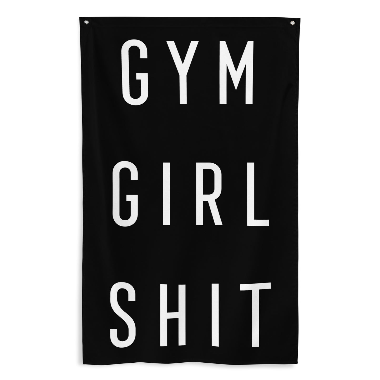 Gym Girl Shit Gym Flag