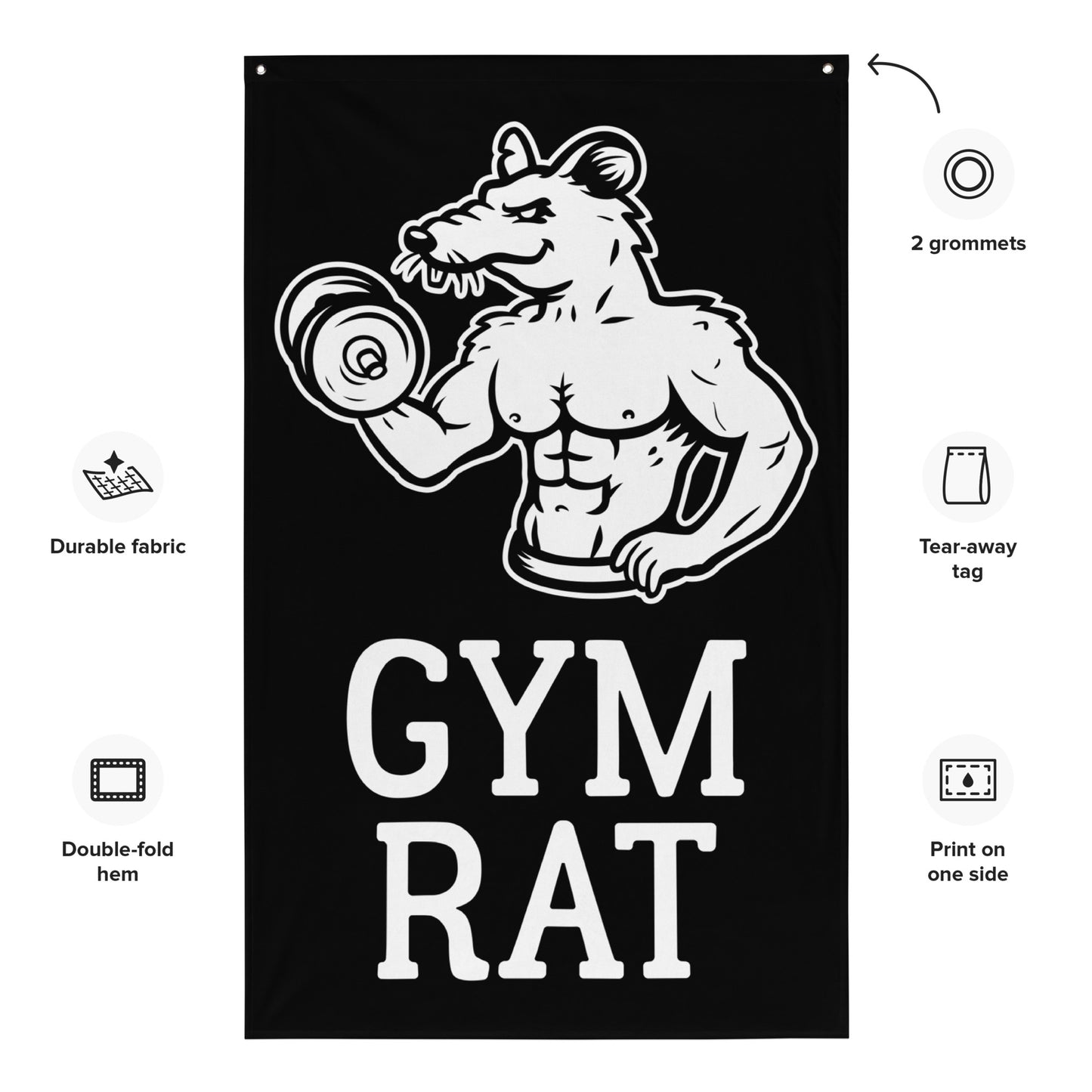 Gym Rat Gym Flag