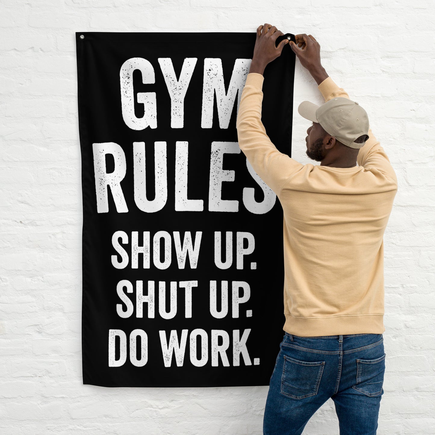 Gym Rules Gym Flag