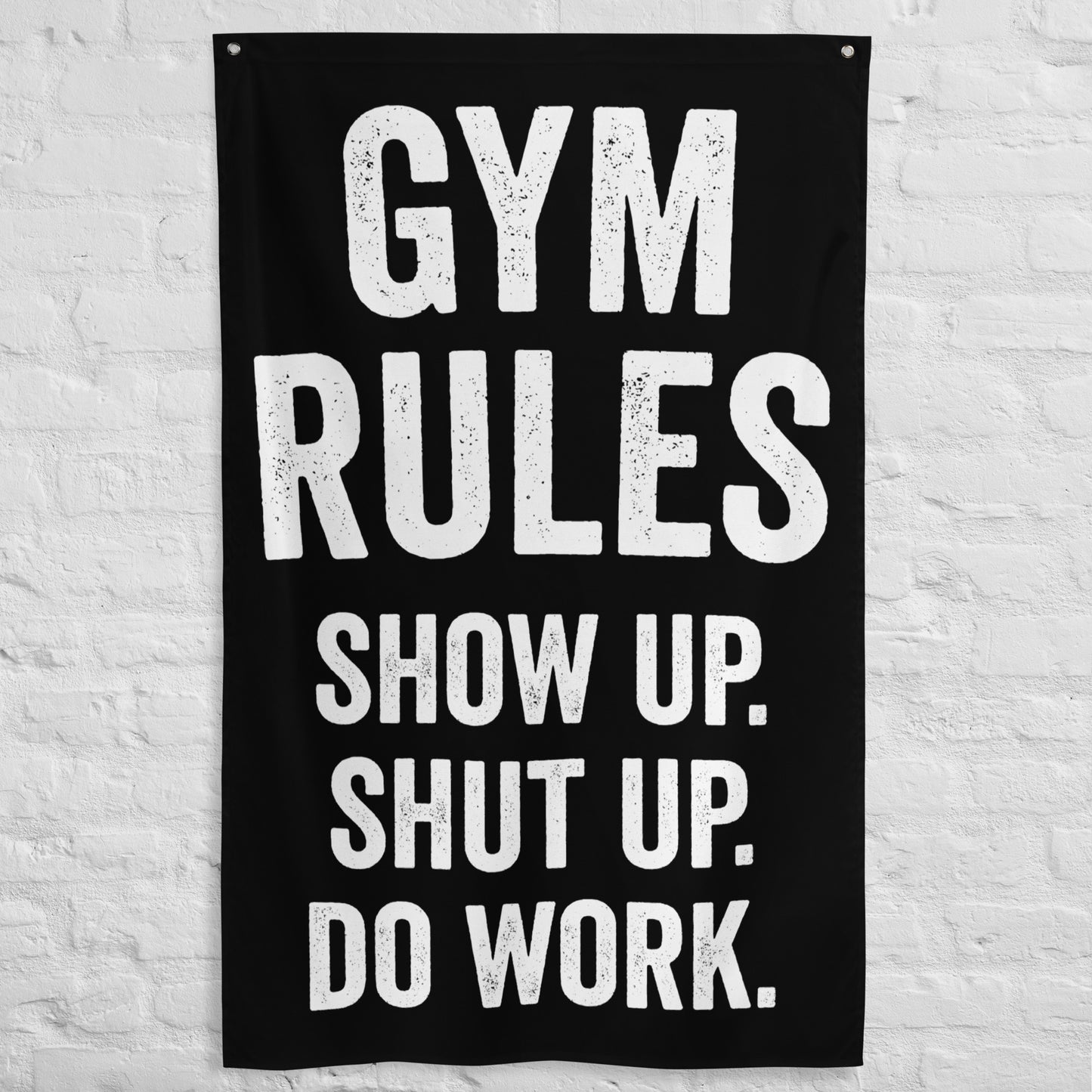 Gym Rules Gym Flag