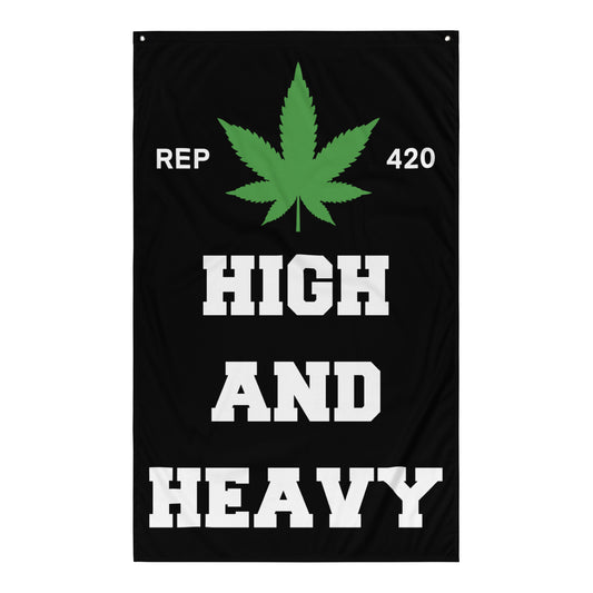 High And Heavy Gym Flag