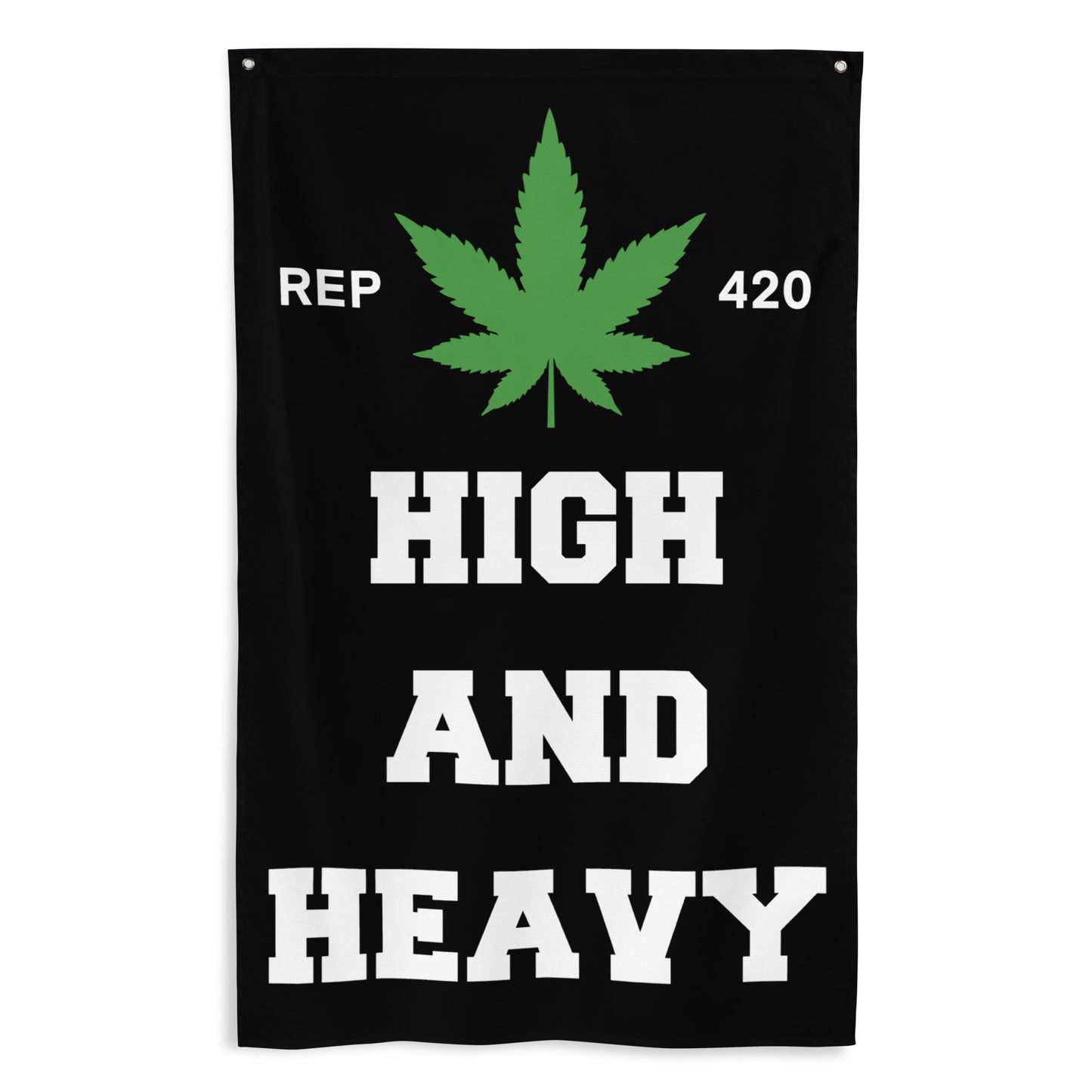 High And Heavy Gym Flag