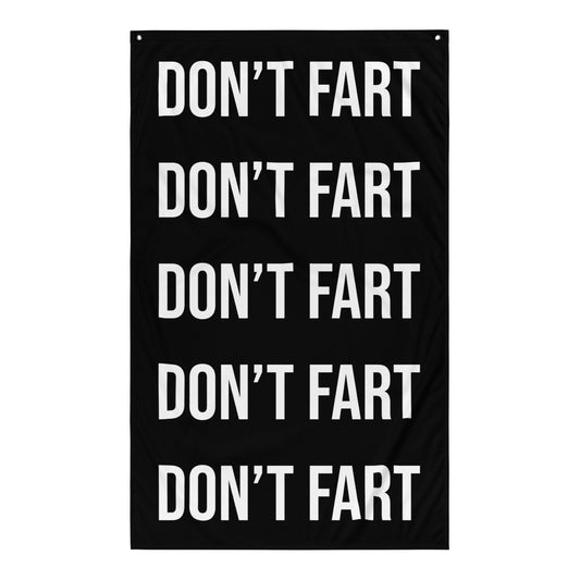 Don't Fart Gym Flag