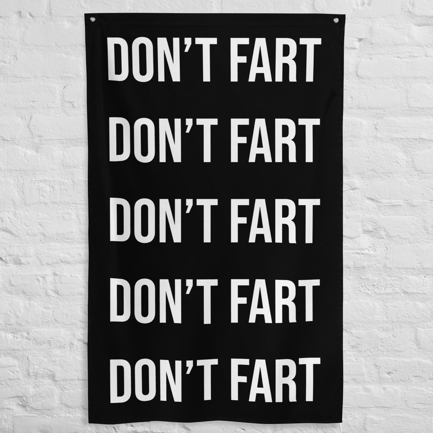 Don't Fart Gym Flag