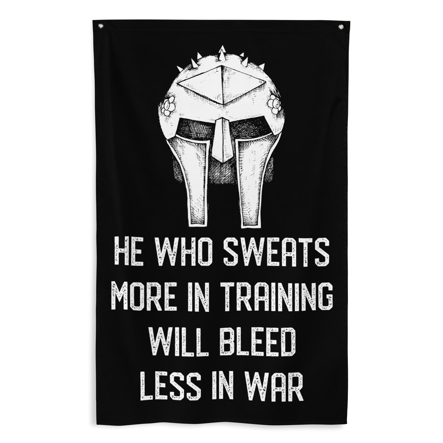 He Who Sweats Gym Flag