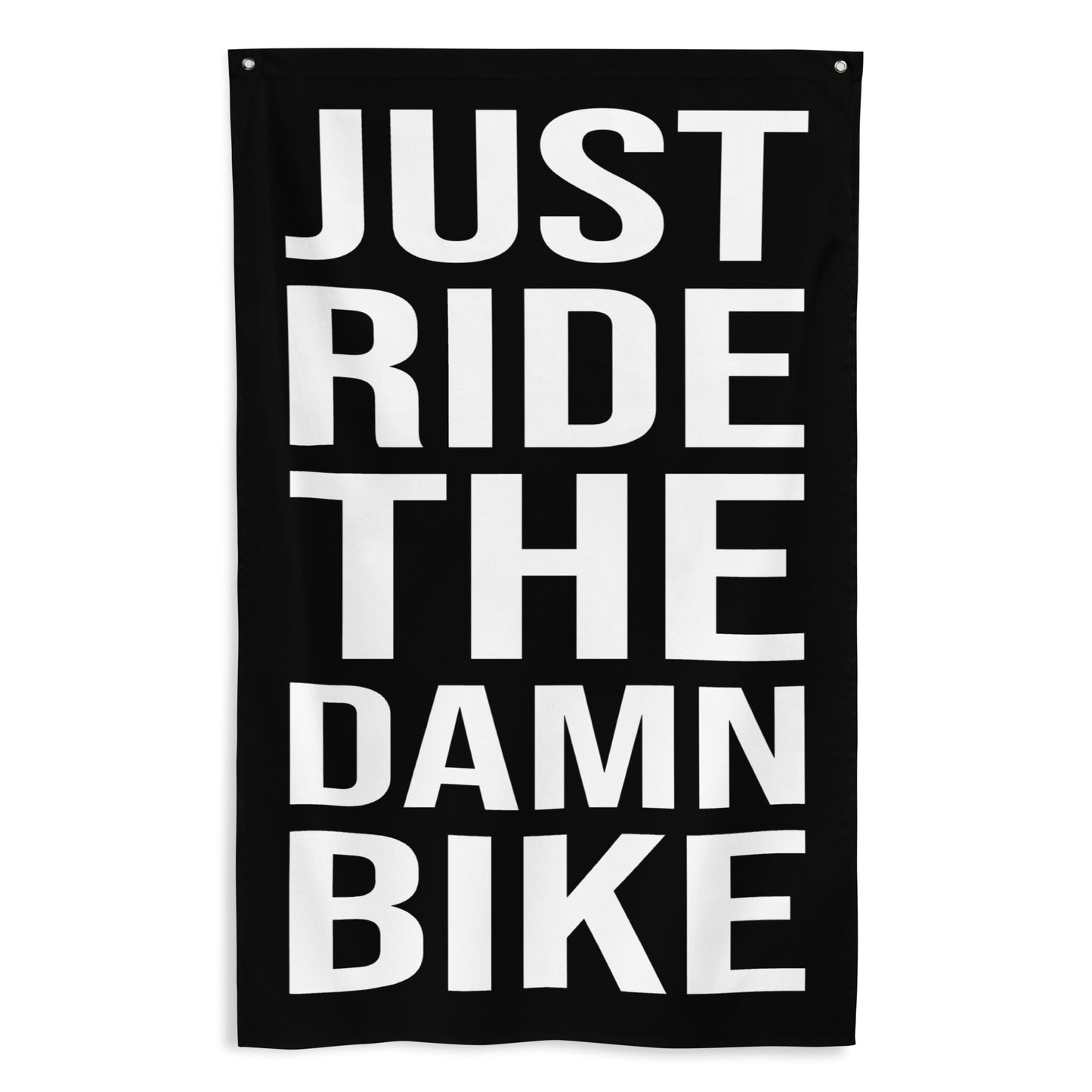 Ride The Damn Bike Gym Flag