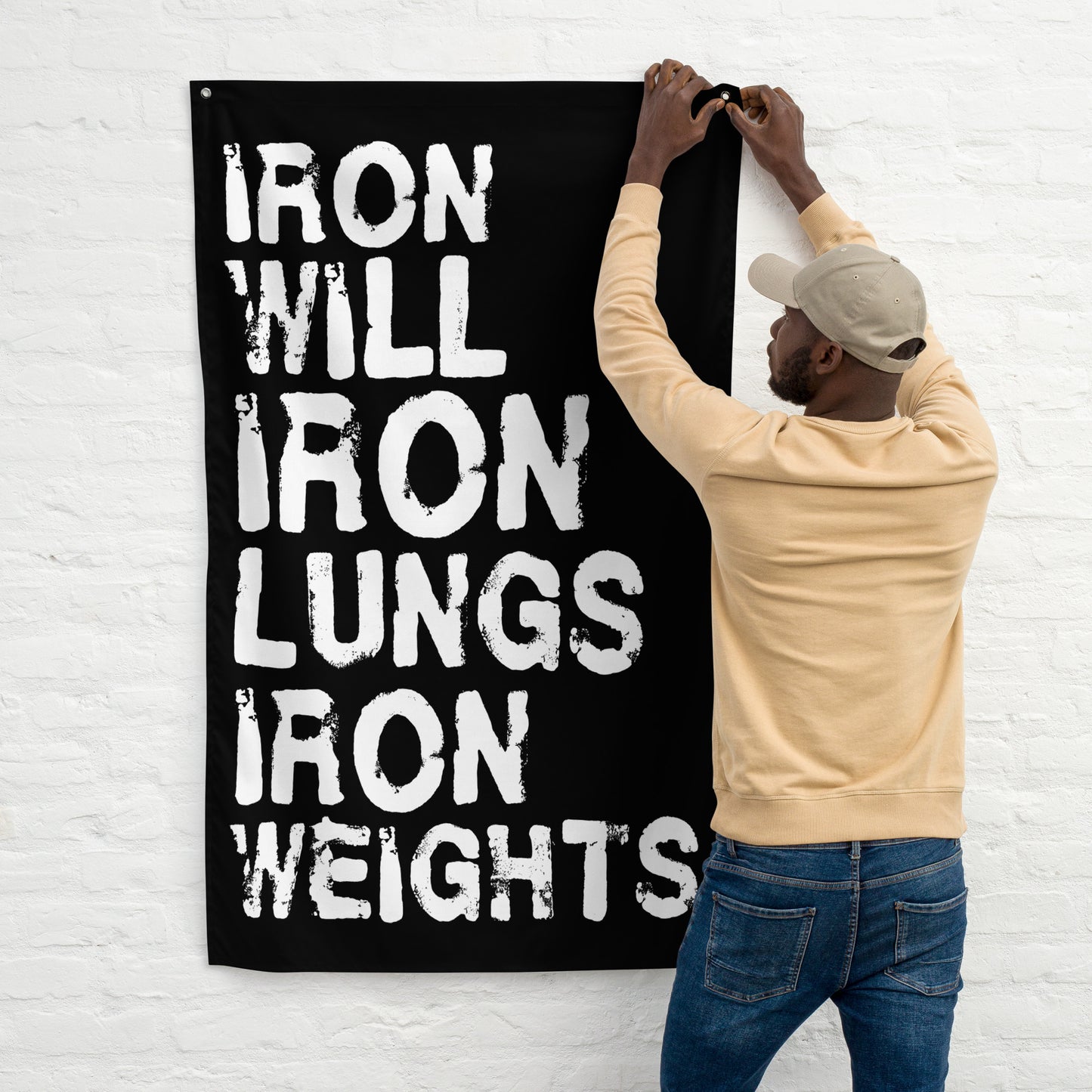 Iron Will Gym Flag