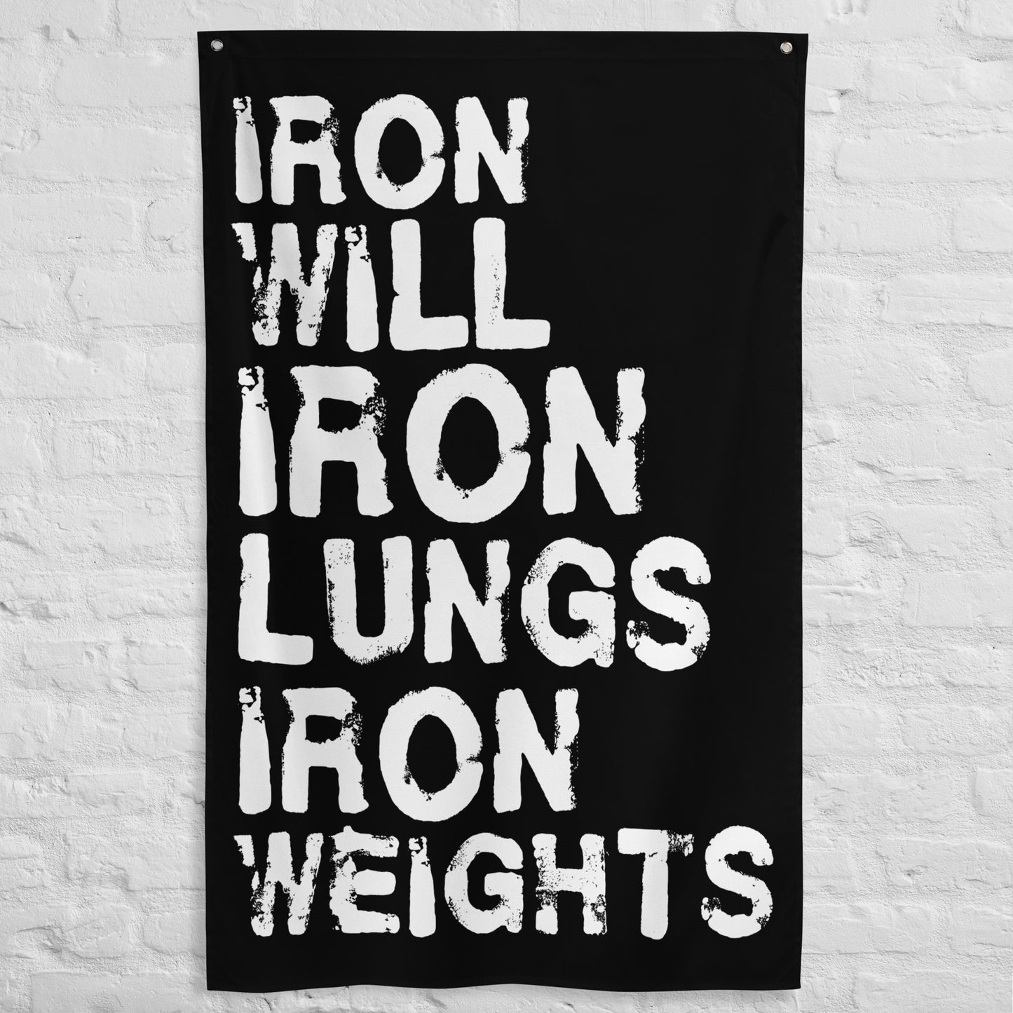 Iron Will Gym Flag