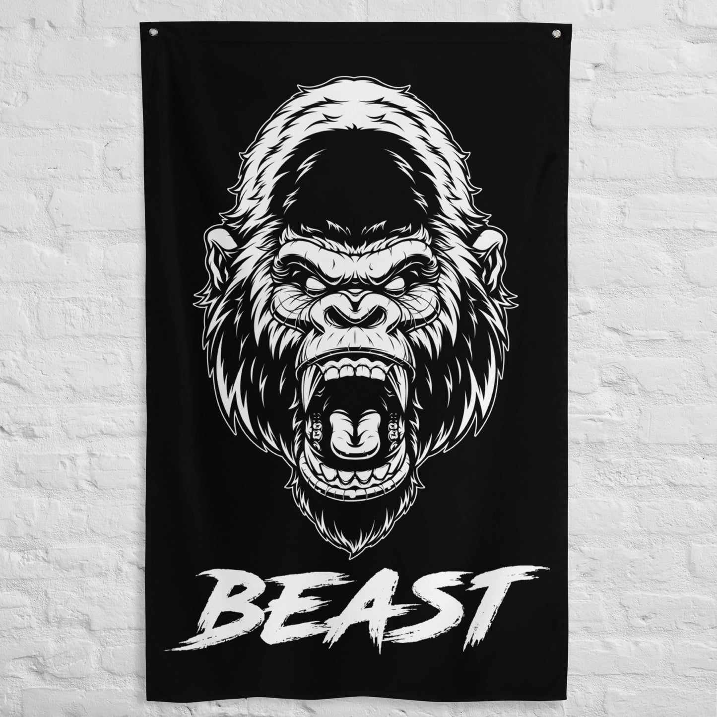 Gorilla Beast Gym Flag