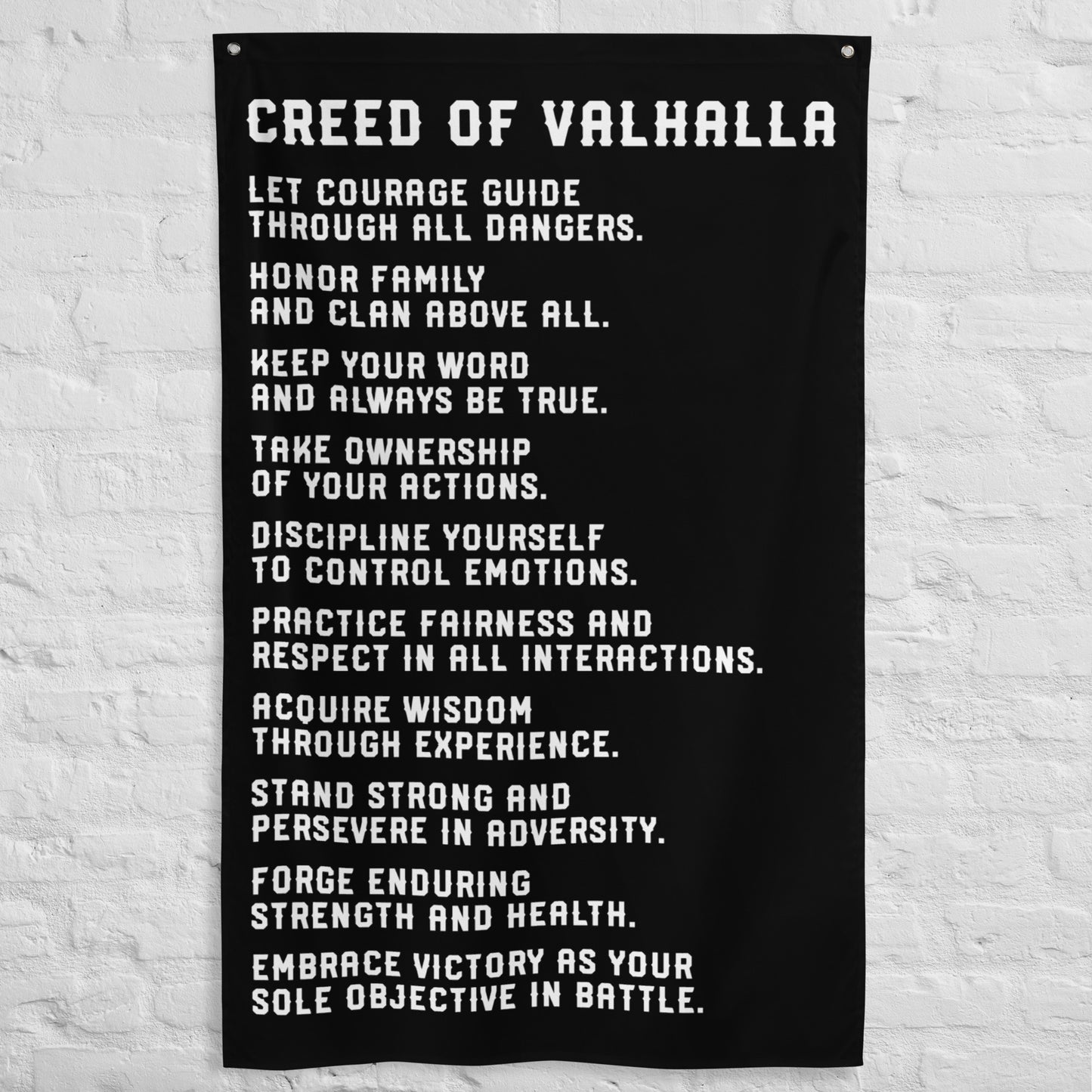 Creed Of Valhalla Gym Flag