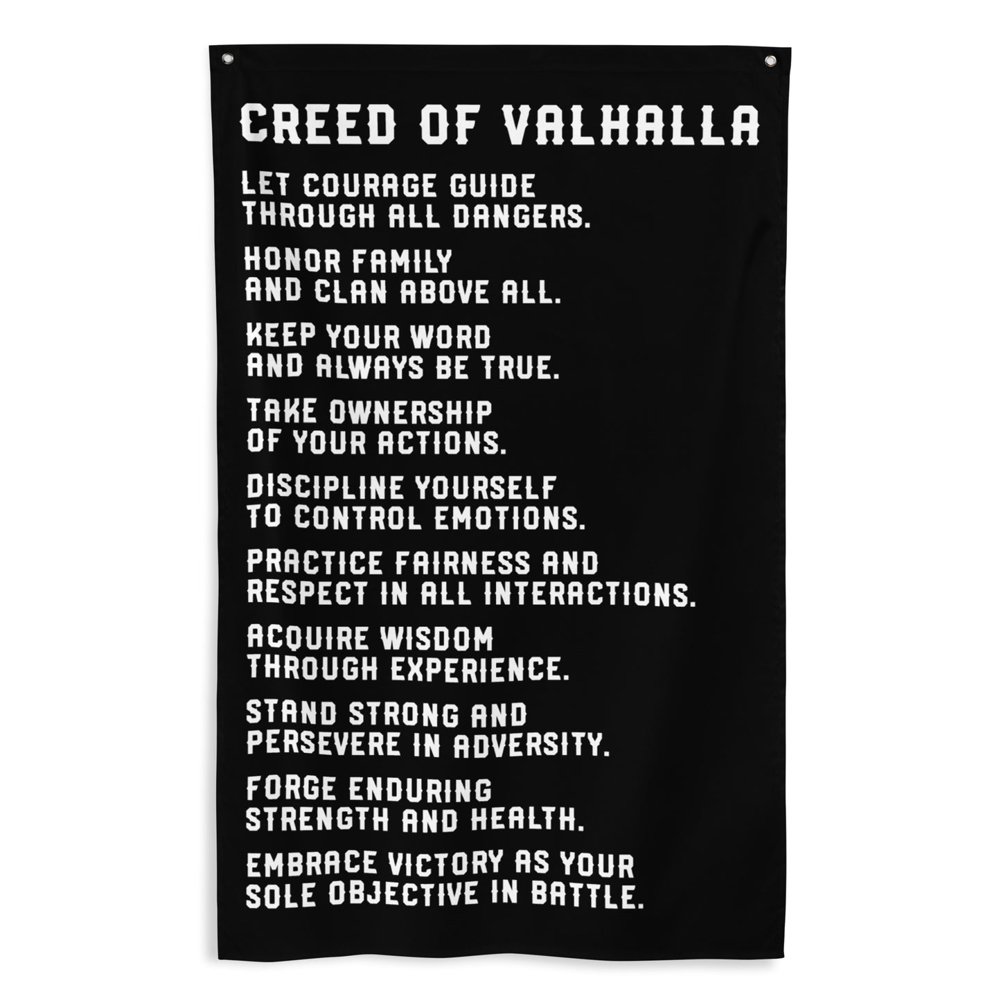 Creed Of Valhalla Gym Flag