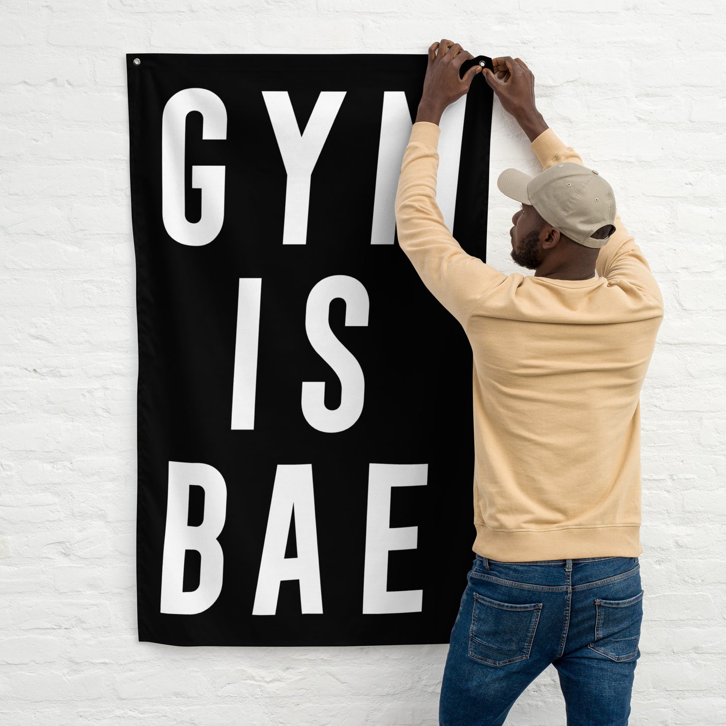 Gym Is Bae Gym Flag