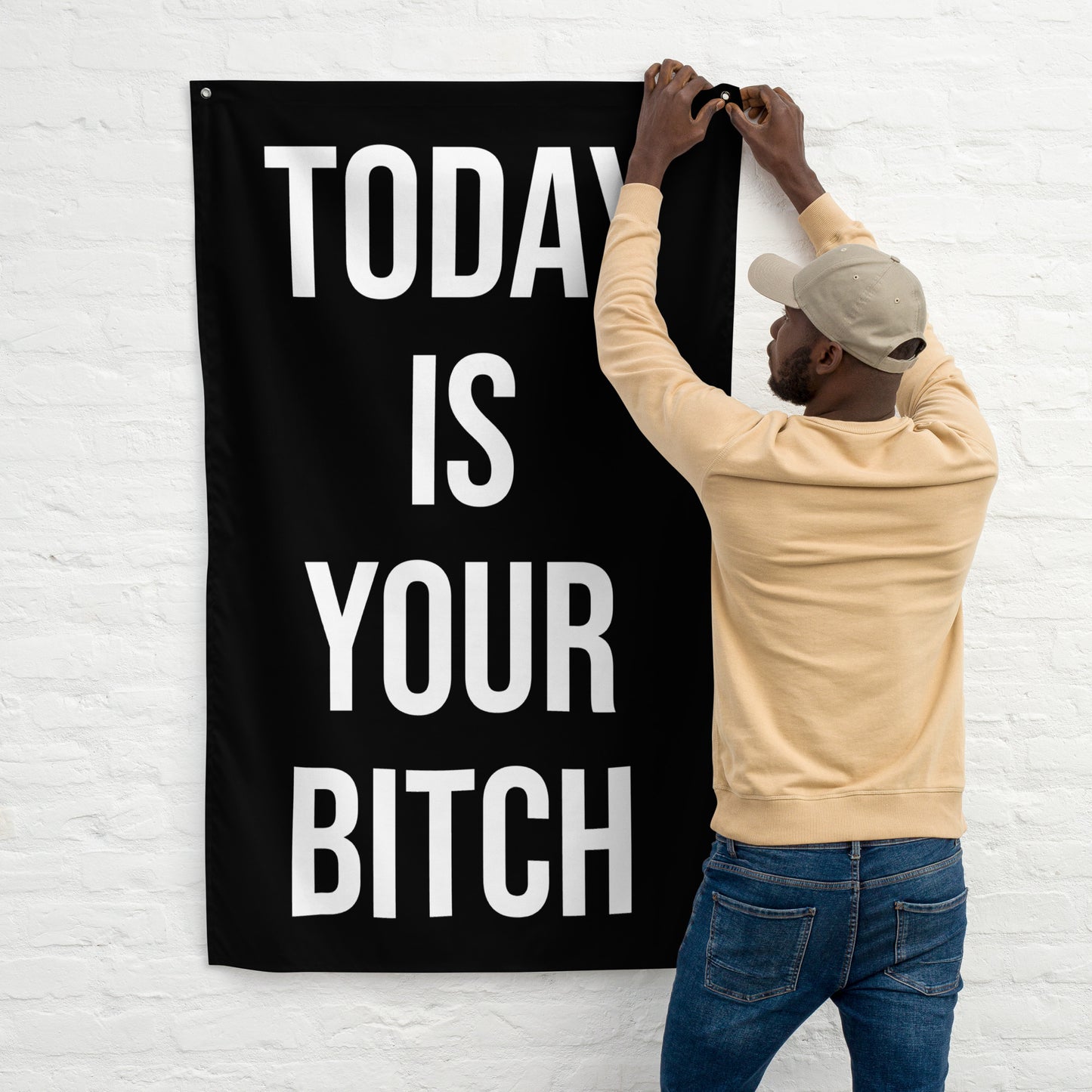 Today Is Your Bitch Gym Flag