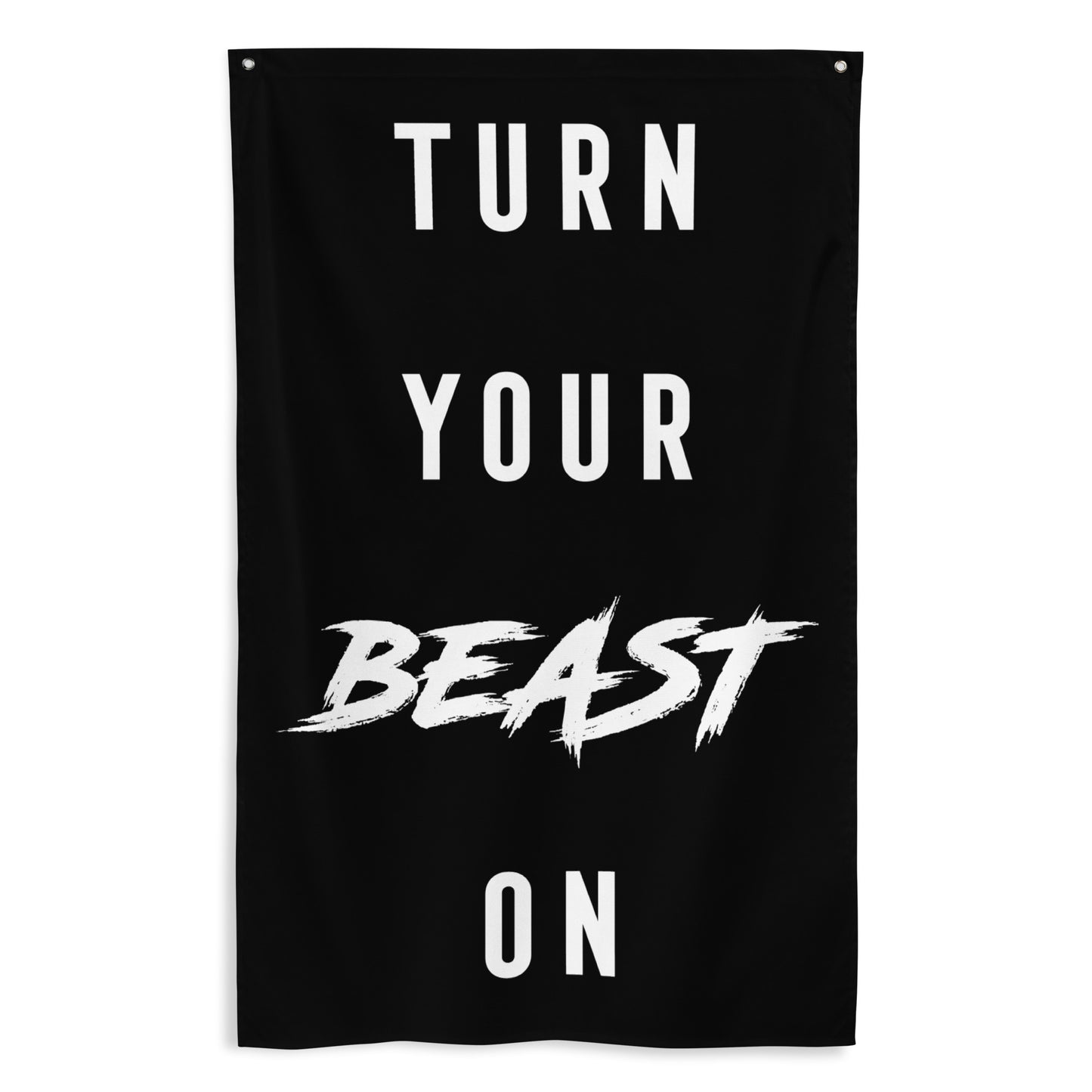 Turn Your Beast On Gym Flag