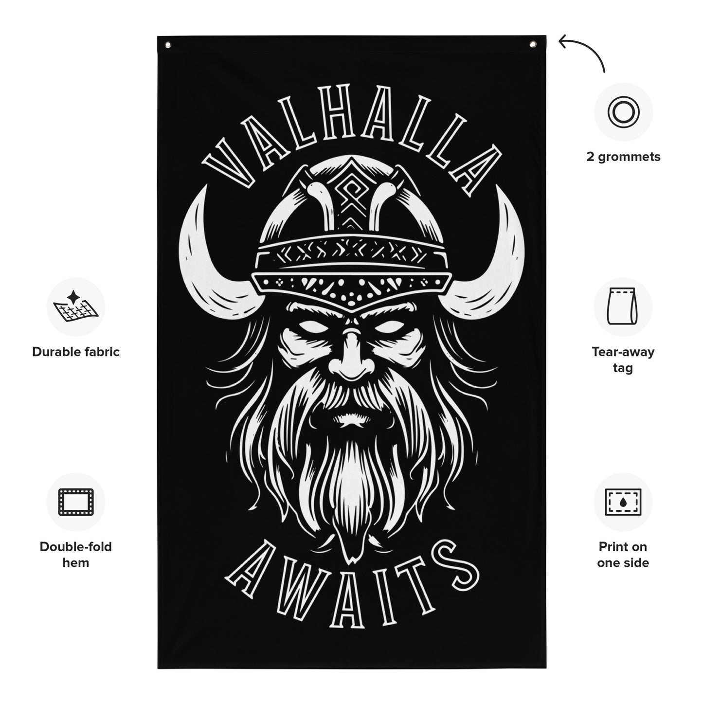 Valhalla Awaits Gym Flag