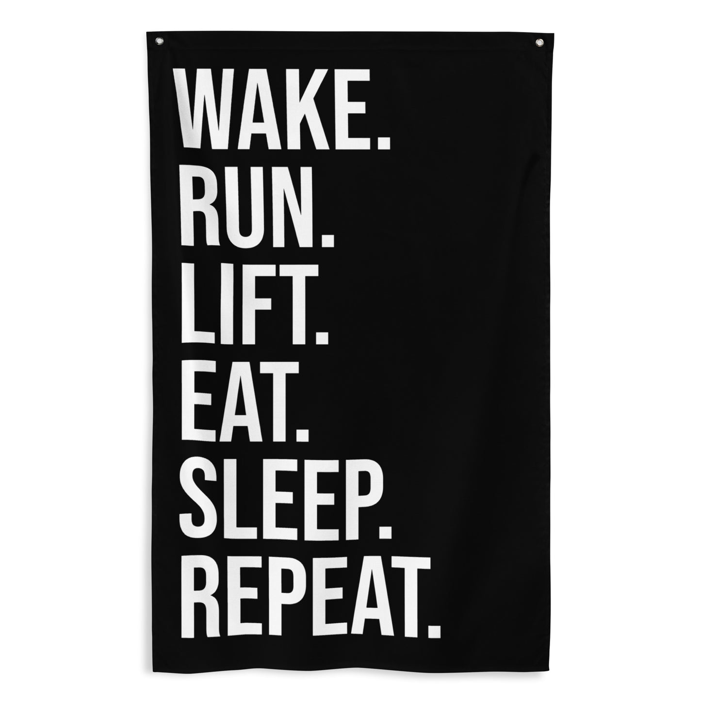 Wake Run Lift Gym Flag