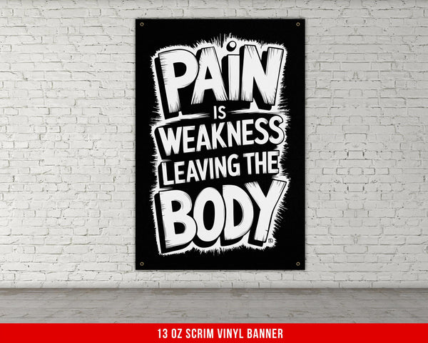 Workout Motivation Vinyl Banner, Gym Decor Poster, Motivational Quote Wall Art, Weightlifting Inspiration, Custom Fitness Sign