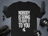 Spartan Motivation Graphic Tee, Gym Workout Shirt, Fitness Enthusiast Apparel, Inspirational Workout Top, Men's Gym T-Shirt