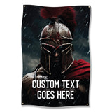 Spartan Warrior Wall Art, Fierce Soldier Decor, Historical Poster, Epic Battle Artwork, Knight Tapestry, Medieval Helmet Print