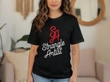 Strangle Artist Graphic T-Shirt, Funny Graphic Tee, Unique Graphic Shirt, Trendy Casual Wear, Cool Gift Idea, Unisex T-Shirt