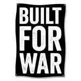 Built For War Banner, Motivational Wall Decor, Gym Wall Art, Fitness Inspiration Poster, Workout Room Decoration, Unique Gift Idea