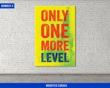 Video Game Canvas Set - Gamer Decor - Gaming Large Quote Wall Art - Boys Room Arcade - Man Cave - Bright Colors