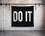 Do It Tapestry, Motivational Quote Wall Art, Gym Decor, Fitness, Weightlifting, Powerlifting, Home Gym Banner, Inspirational Gift