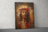 Jesus Christ Crown of Thorns Painting, Religious Wall Art, Christian Home Decor, Faith Based Canvas Print, Spiritual Gift
Jesus Christ