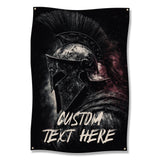 Spartan Warrior Custom Text Wall Art, Personalized Gladiator Poster, Unique Gift for Him, Man Cave Decor, Personalized Wall Hanging