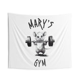Custom Tapestry Banner, Motivational Quote Weightlifting, Inspirational Wall Art, Fitness Gym Decor, Fabric Gift for Dorm or Garage Gym